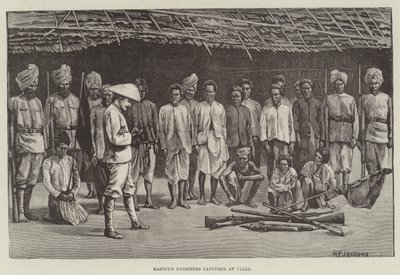 Manipur-gevangenen gevangen bij Palel door English School