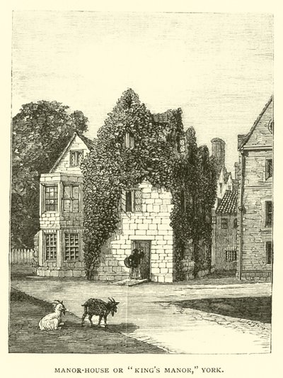 Manor-House of Kings Manor, York door English School