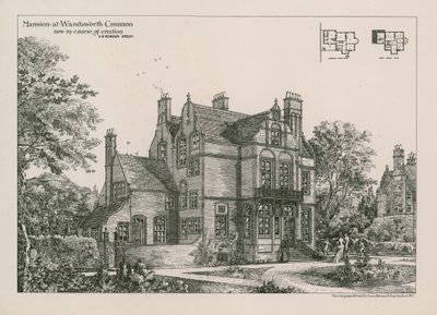 Landhuis op Wandsworth Common door English School