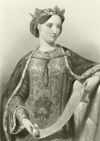Marguerite van Frankrijk, koningin van koning Edward I door English School