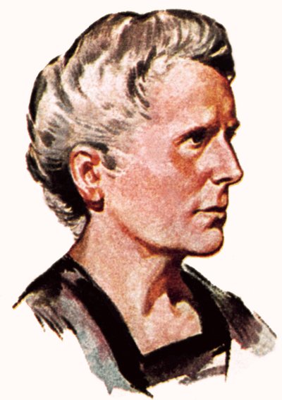 Marie Curie door English School