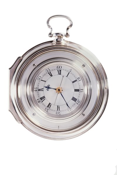 Marine horloge, in zilveren paar-kast, door John Harrison en Zoon, 1770, Londen door English School
