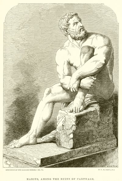 Marius, tussen de ruïnes van Carthago door English School