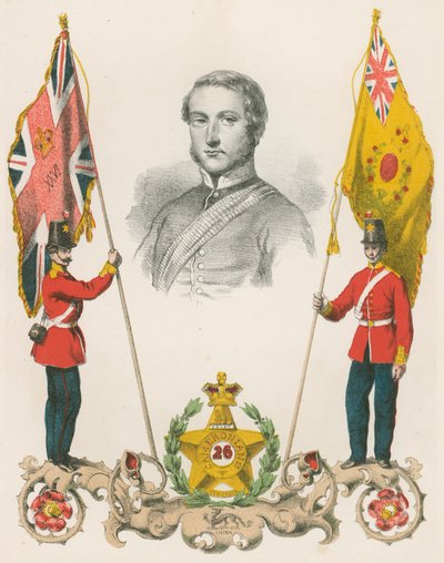 Markies van Dalhousie, voormalig kolonel van de 26e Cameronians door English School