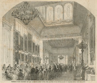 Huwelijk van Earl Grosvenor en Lady Constance Leveson Gower door English School