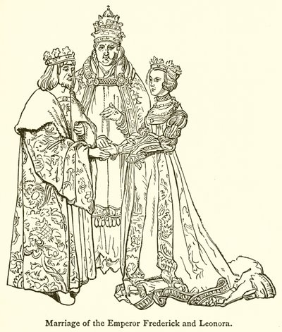 Huwelijk van de Keizer Frederik en Leonora door English School