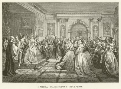 Ontvangst van Martha Washington door English School