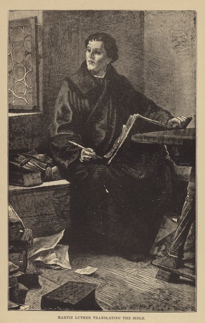 Maarten Luther vertaalt de Bijbel door English School