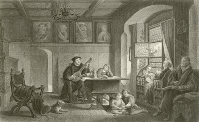 Maarten Luthers huis in Wittenberg door English School