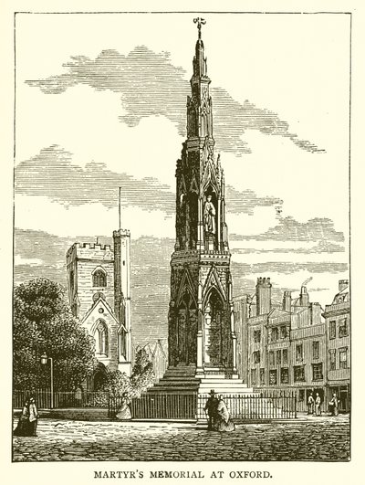 Martelarenmonument in Oxford door English School