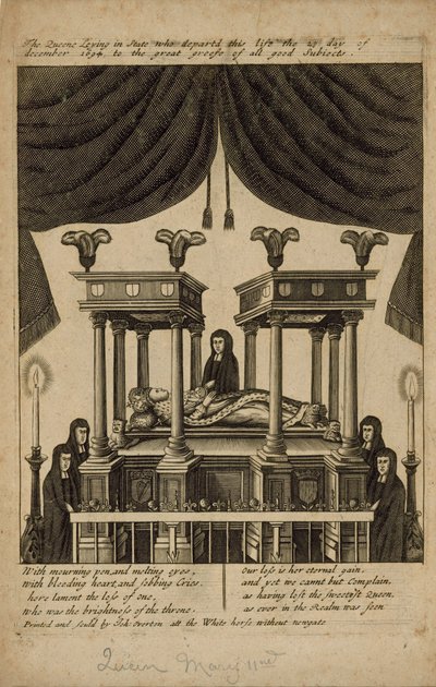 Mary II van Engeland door English School
