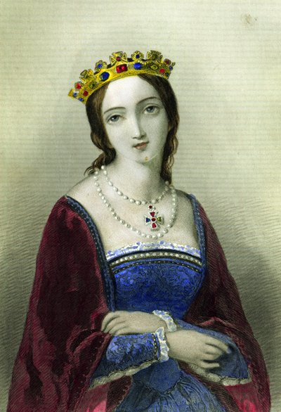 Maria I van Engeland, dochter van Hendrik VIII, gedrukt door Henry G. Bohn, 1856 door English School