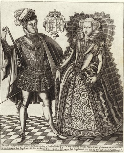 Mary, Queen of Scots, en Henry Stuart, Lord Darnley door English School