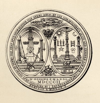 Vrijmetselaarzegel, 1802, uit 