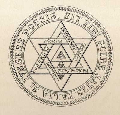 Vrijmetselaarszegel van de Grand Chapter of London, uit 