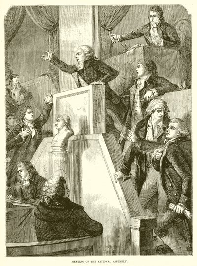 Bijeenkomst van de Nationale Vergadering door English School