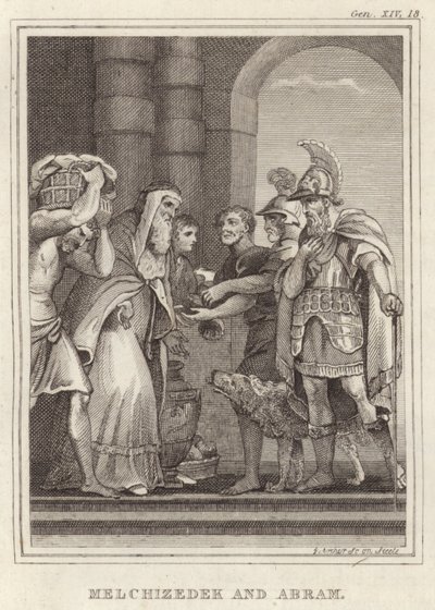 Melchizedek en Abram door English School