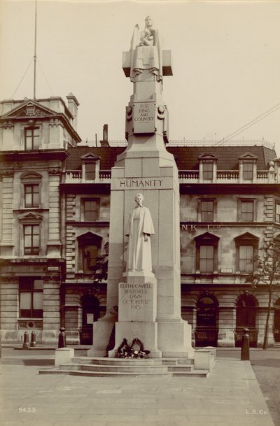 Monument voor Edith Cavell door English School
