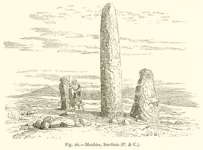 Menhirs, Sardinië door English School