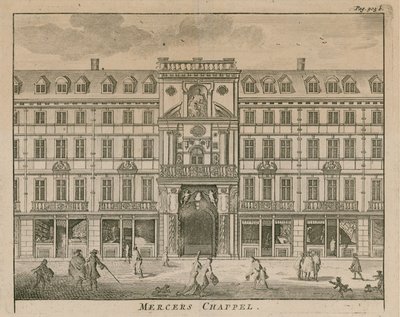 Mercers Chapel, Cheapside, Londen door English School