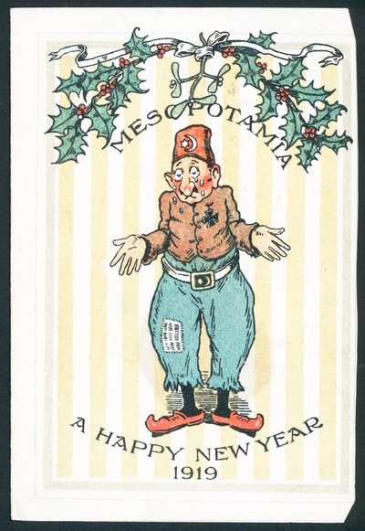 Mesopotamië - Een Gelukkig Nieuwjaar, 1919 door English School