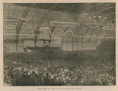 Messrs Moody en Sankey in de Agricultural Hall door English School