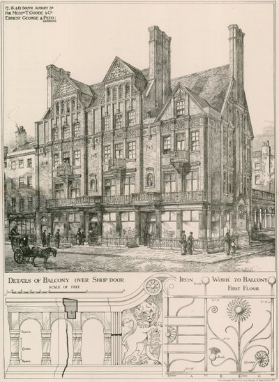 Messrs T Goode & Co., 17, 18 & 19 South Audley Street, Londen door English School