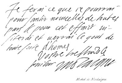 Michel de Montaigne door English School