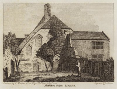 Michelham Priory, Sussex, 1785 door English School