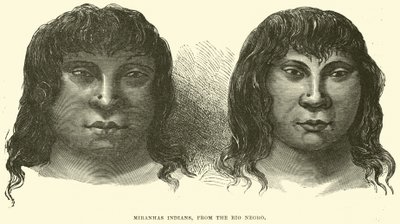 Miranhas-indianen van de Rio Negro door English School