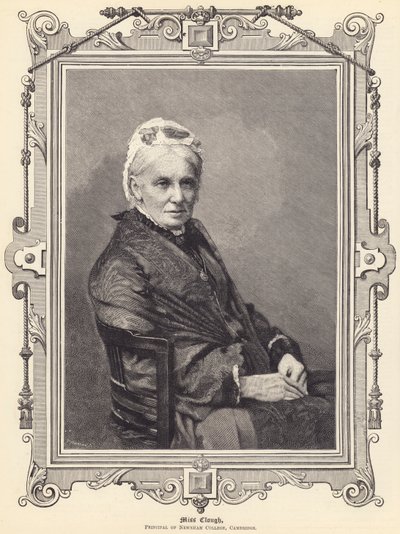 Miss Clough, directeur van Newnham College, Cambridge door English School