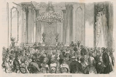 Miss Greenfields concert in Stafford House, Londen door English School