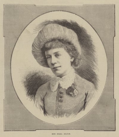 Miss Hilda Hilton door English School