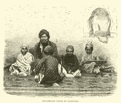 Mohammedaanse school in Allahabad door English School