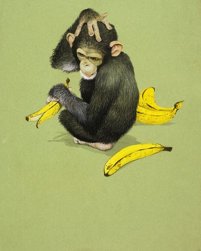 Aap met Bananen door English School