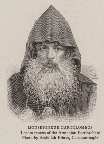 Monseigneur Bartolomeos (gravure) door English School