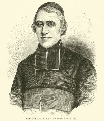 Monseigneur Guibert, aartsbisschop van Parijs, mei 1871 door English School