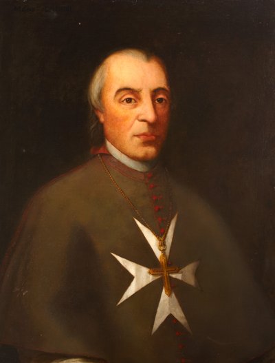 Monsignor Vincenzo Labini, bisschop van Malta, 1798 door English School