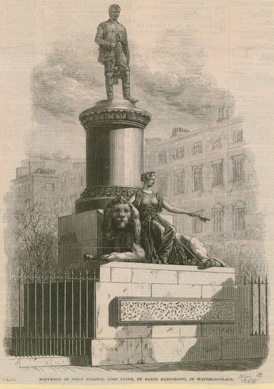 Monument van Veldmaarschalk Lord Clyde door English School