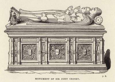 Monument van Sir John Crosby door English School