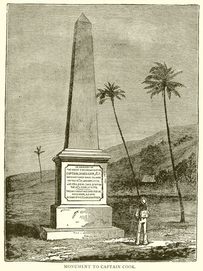 Monument voor Kapitein Cook door English School