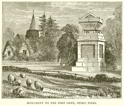 Monument voor de dichter Gray, Stoke Pogis door English School