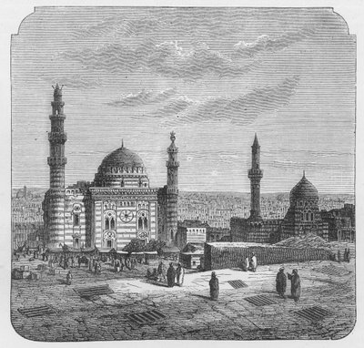 Moskee van Mohammed Ali in de citadel door English School