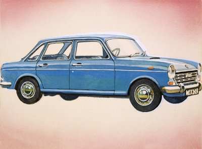 Motorvoertuigen: De Austin door English School