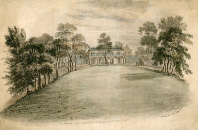 Mount Arrarat bij Wimbledon, de residentie van William Leake door English School