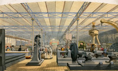 Bewegende Machines, Grote Tentoonstelling, 1851 door English School