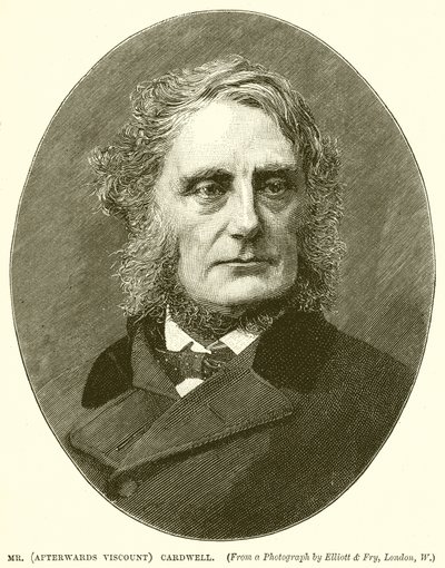 Mr. (later Burggraaf) Cardwell door English School