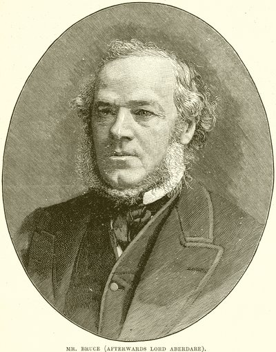 Mr. Bruce (Later Lord Aberdare) door English School