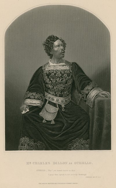 Mr Charles Dillon als Othello door English School