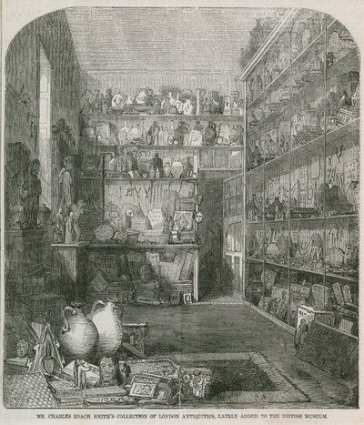 De collectie van Londense antiquiteiten van Mr Charles Roach Smith door English School
